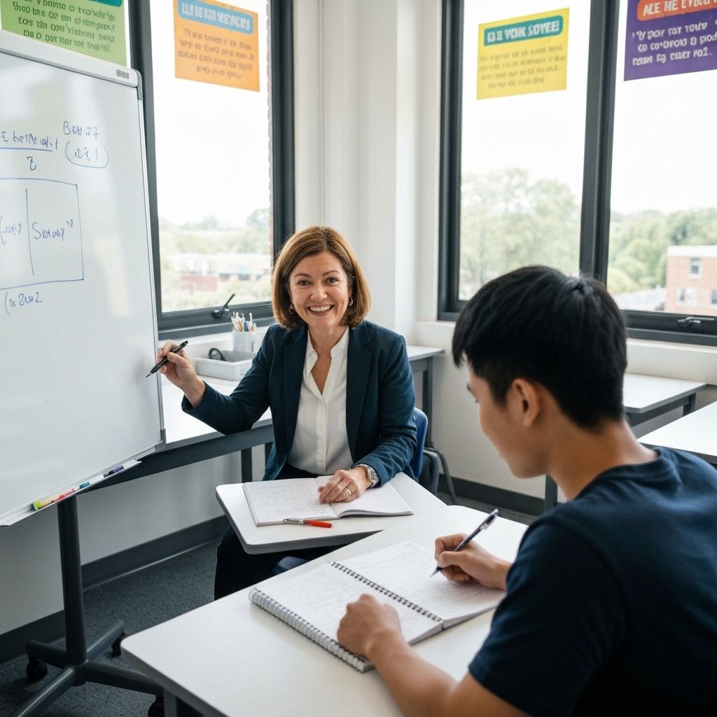 Qualified tutor providing education